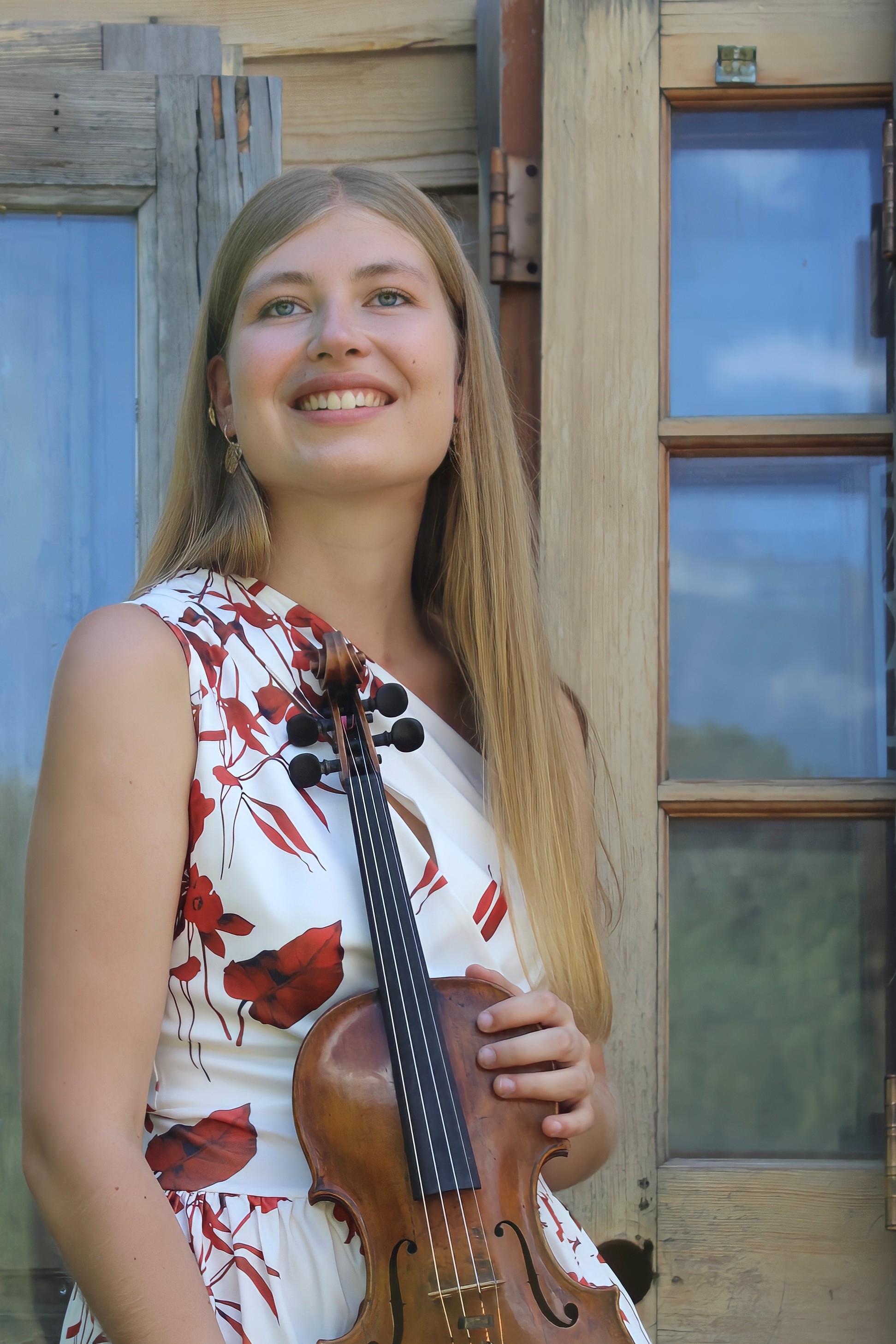 Frau mit Violine